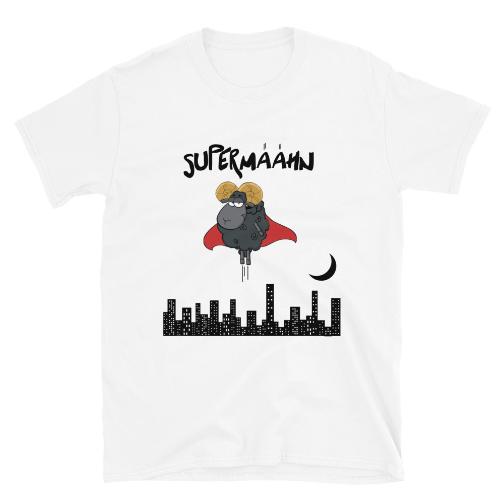 Supermäähn - Schaf T-Shirt weiß