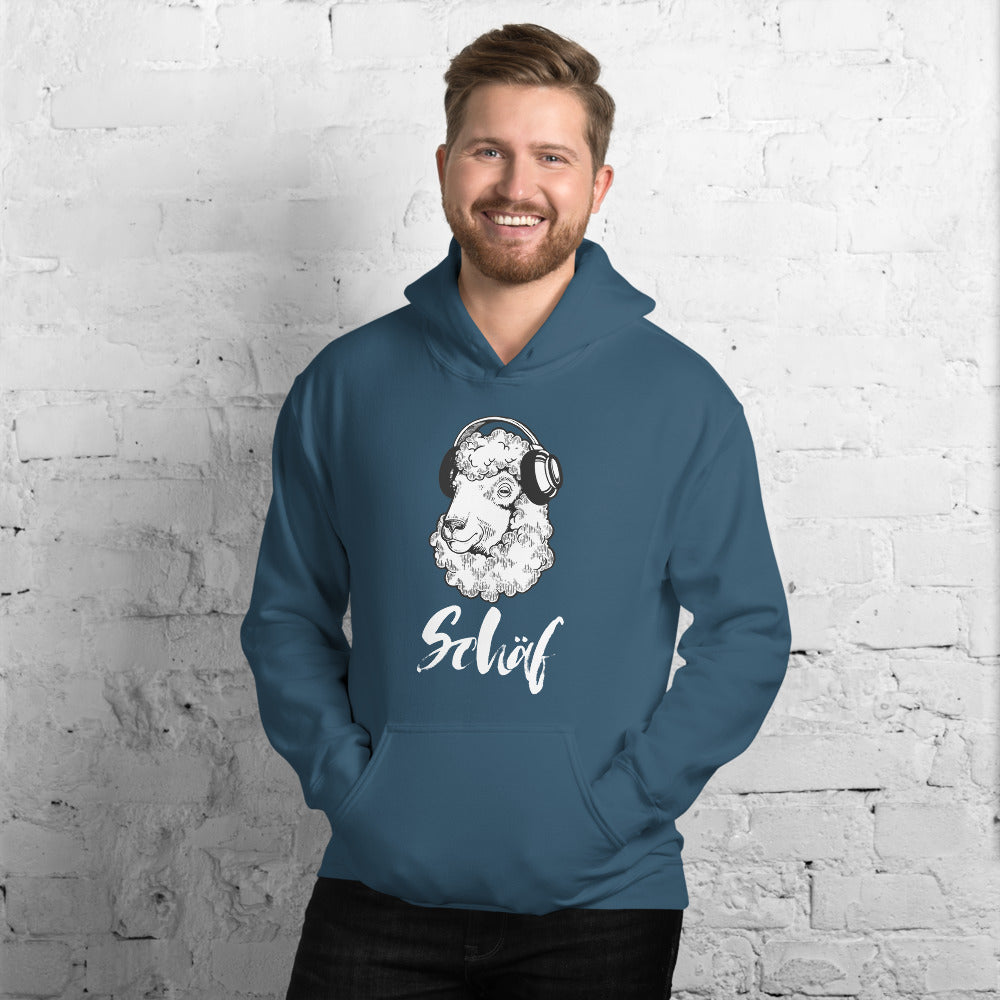 Schäf - Schaf Hoodie Schriftfarbe weiß